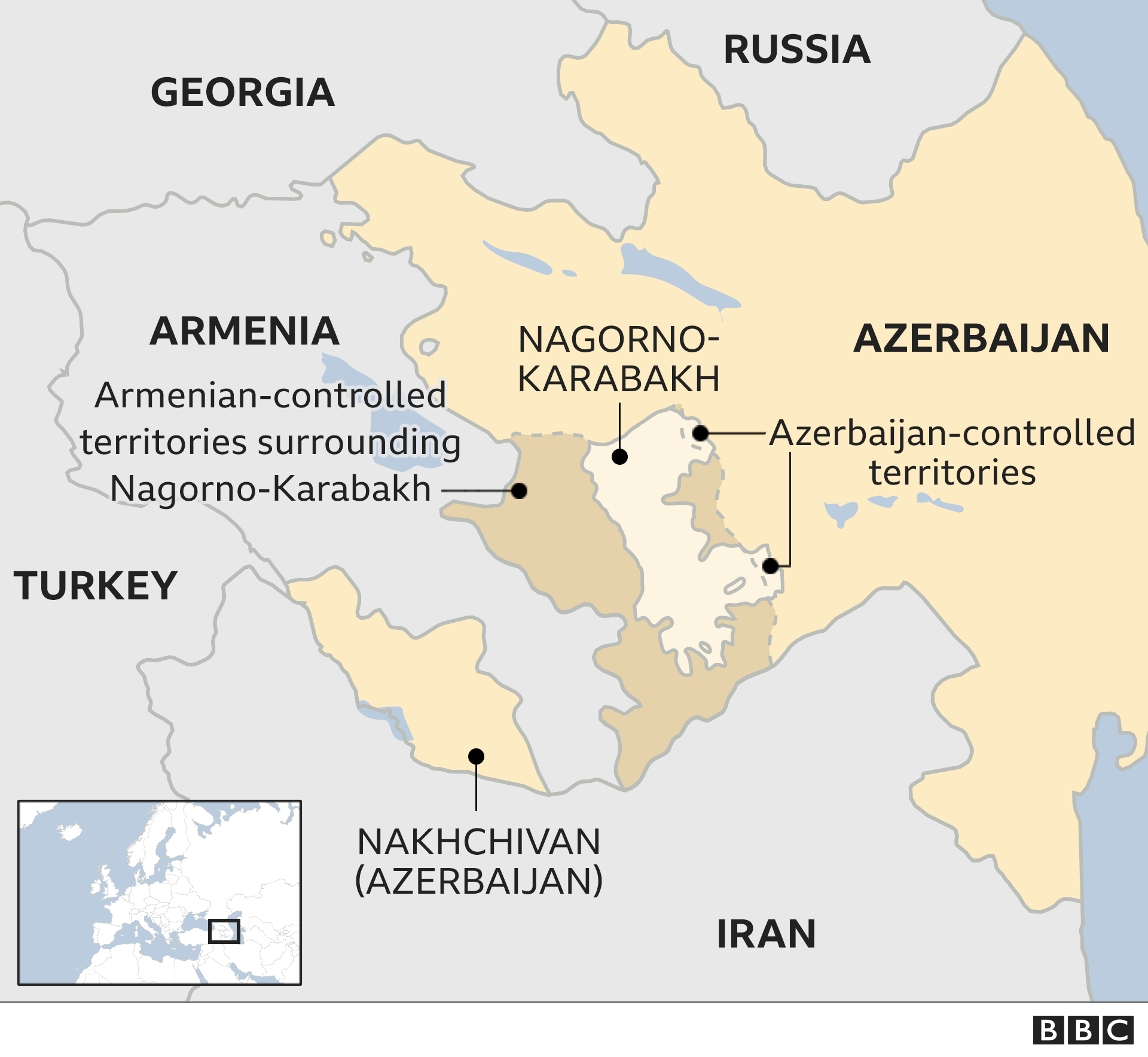 Peta Azerbaijan